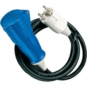 CEE-Adapterleitung 1,5m mit CEE-Kupplung auf Schuko-Stecker