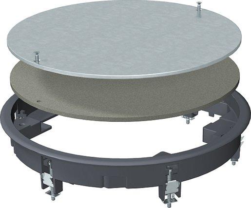 Zugdoseneinsatz für Universalmontage eisengrau Ø 294 mm