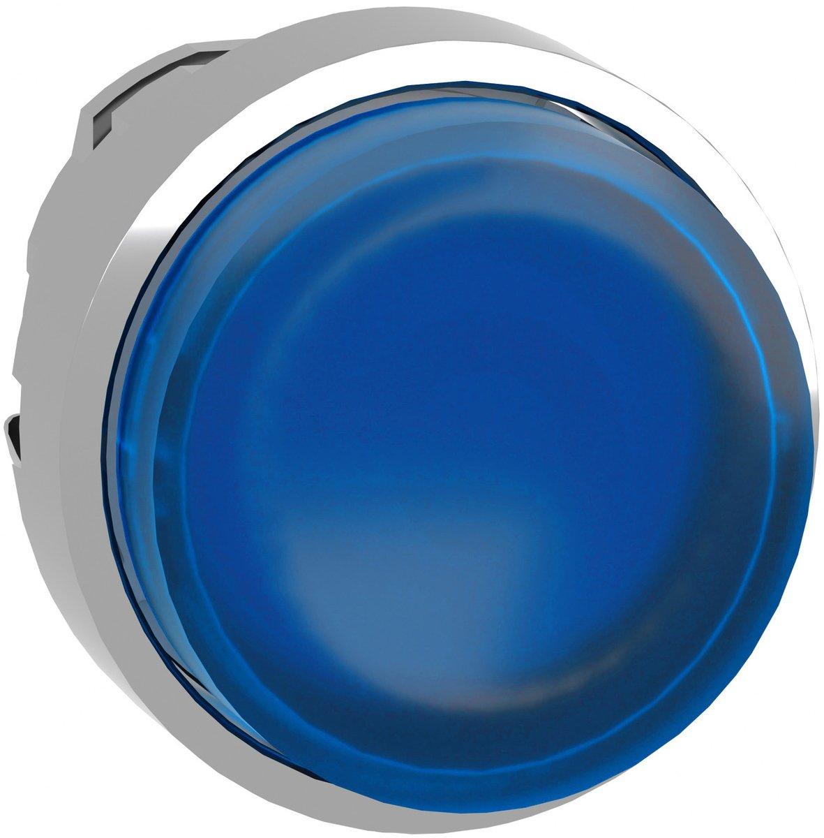Frontelement Leuchtdrucktaster vorstehend blau mit Rastung ZB4-BH63