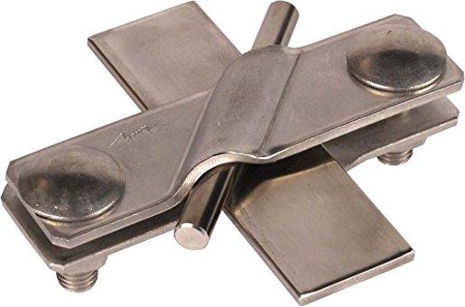 SV-Klemme NIRO (V4A) für Fl 40/40mm - Rd 7-10/7-10mm - Rd 7-10/Fl 40mm