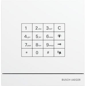 Außenstation mit Tastatur-Modul weiß - Busch-Welcome 2-Draht