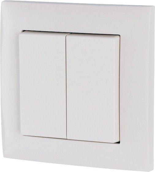 Taster 2-fach komplett ohne LED