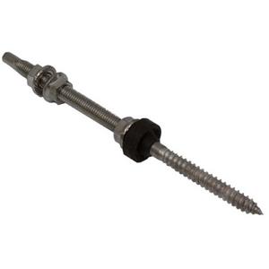 Stockschraubenset montiert M10 x 200 mm