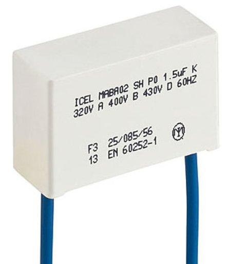 Kondensator 1mF für Serie 26 zum Betrieb mit Leuchttaster