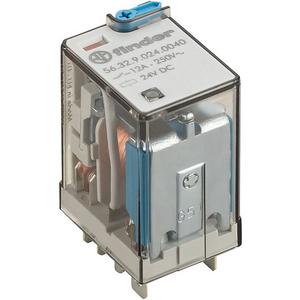 Miniatur-Leistungsrelais steckbar 2W 12A 24VDC Taste Anzeige Serie 56