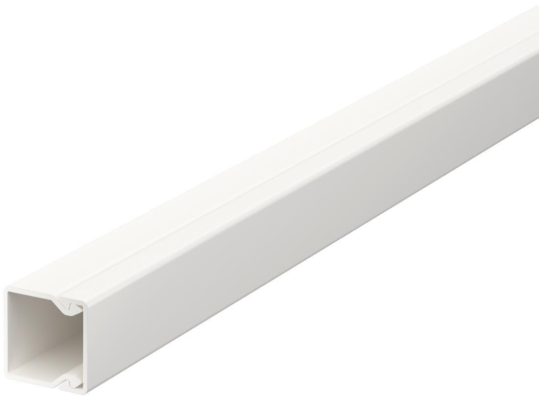 Leitungsführungskanal mit Bodenlochung 15x15 mm reinweiß