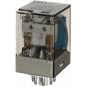 Industrierelais steckbar 2W 10A 24VDC Prüftaste + Freilaufd. Serie 60