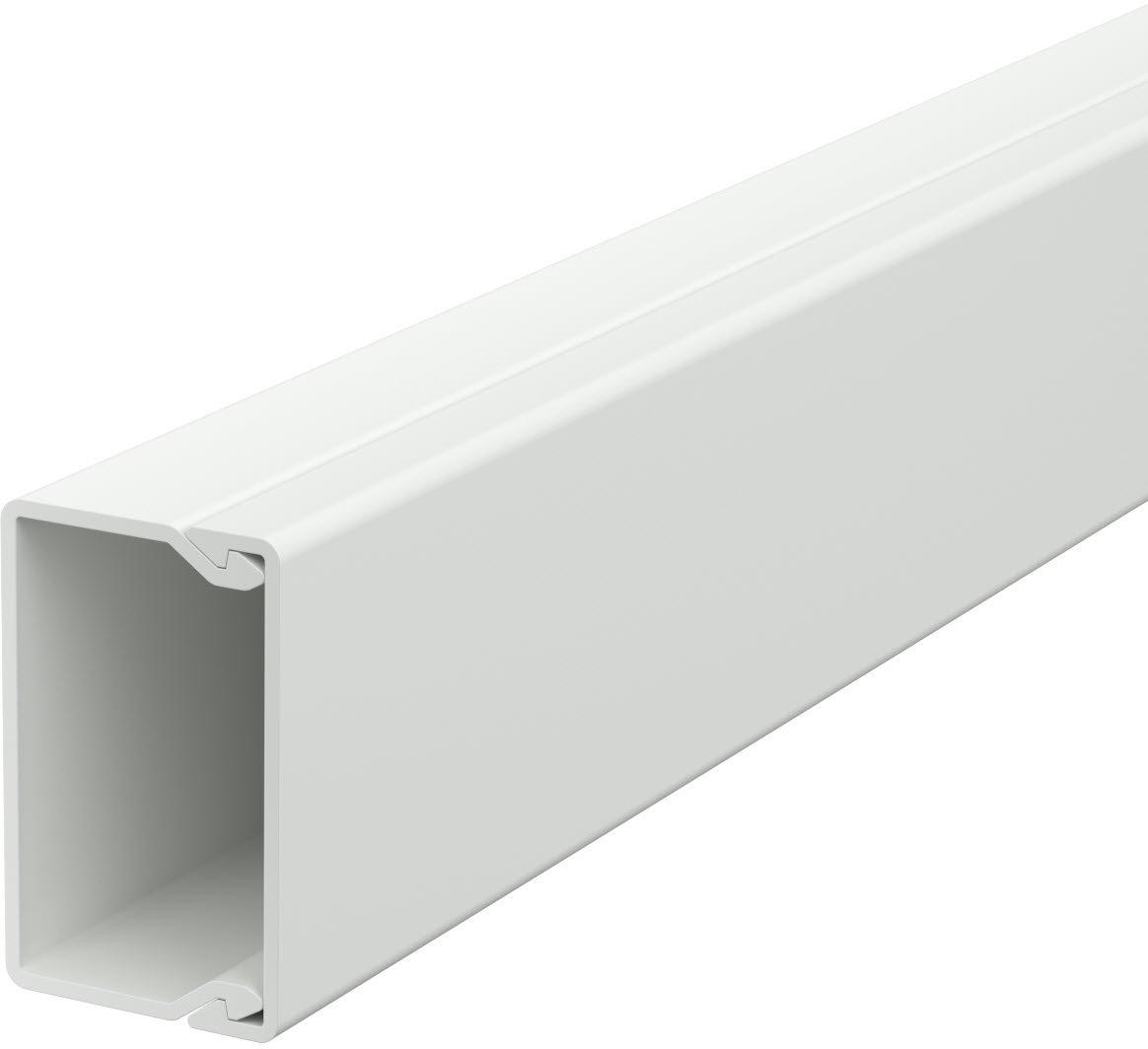 Leitungsführungskanal mit Bodenlochung 25x40 mm reinweiß