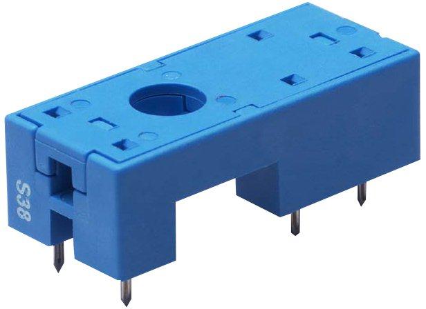 Relais / PCB Sockel Relaistyp 40.31 / 40.12 blau Serie 95