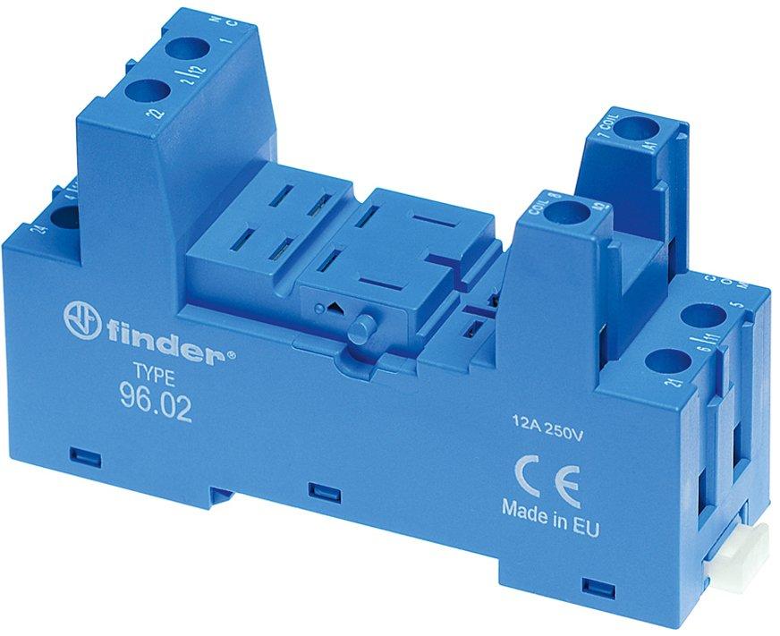 Relaisfassung Schraubkl. / box clamp für Relaistyp 56.32 blau Serie 96