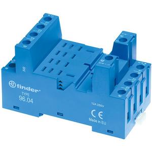 Relaisfassung Schraubkl. / box clamp für Relaistyp 56.34 blau Serie 96