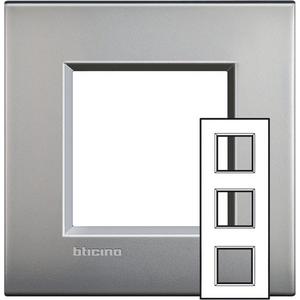 Rahmen 1-fach Nickel Air Europe