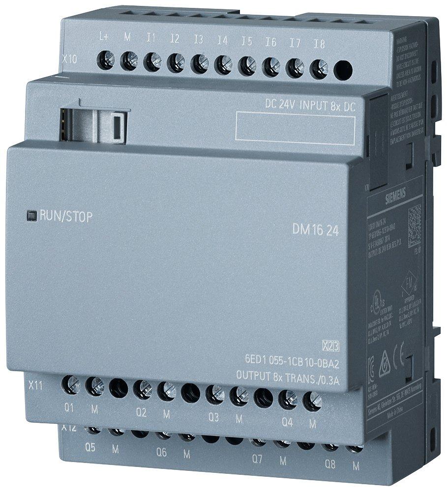 LOGO! DM16 24 Erweiterungsmodul SV/E/A DC 24V/DC 24V/trans. 8 DE/8DA