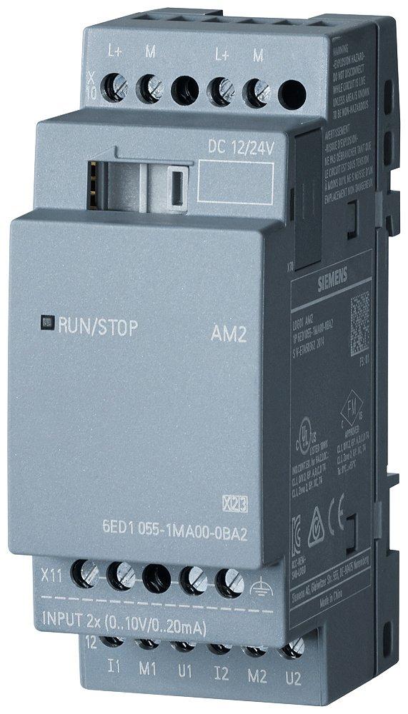 LOGO! AM2 Erweiterungsmodul SV DC 12/24V 2 AE 0-10V oder 0/4-20mA