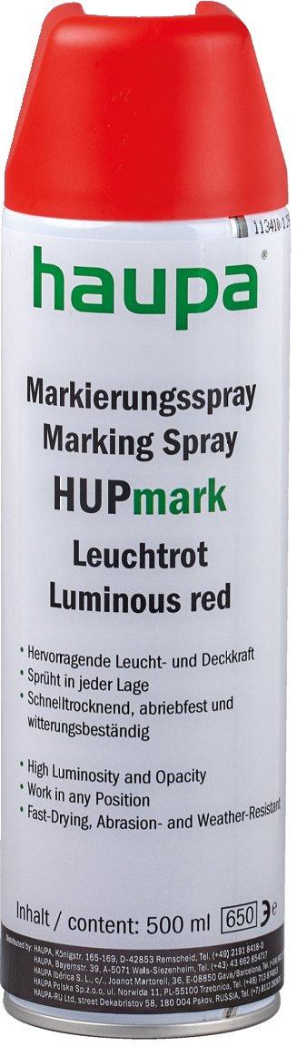 Markierungsspray HUPmark leuchtrot Aerosol 500 ml