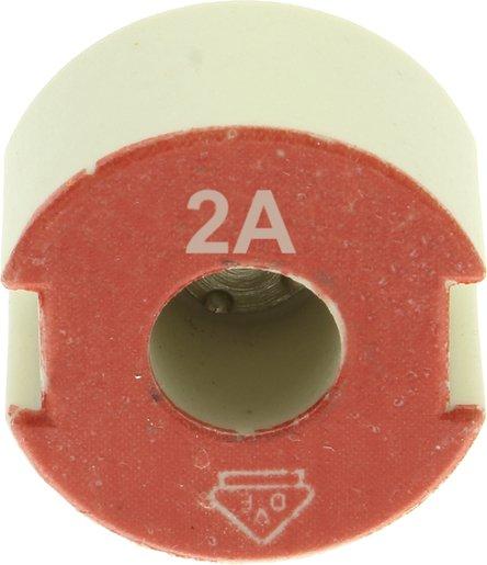 Passeinsatz für Sicherung Niederspannung 2 A AC 500 V D2 IEC