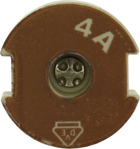 Passeinsatz für Sicherung Niederspannung 4 A AC 500 V D2 IEC