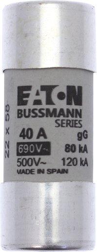 Sicherungseinsatz Niederspannung 40 A AC 690 V 22 x 58 mm gL/gG IEC