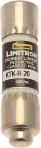 Sicherungseinsatz Niederspannung 20 A AC 600 V 10 x 38 mm CC UL flink
