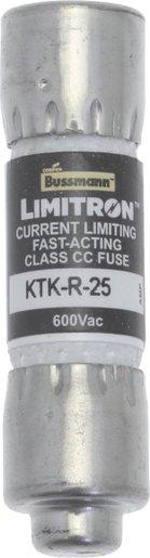 Sicherungseinsatz Niederspannung 25 A AC 600 V 10 x 38 mm CC UL flink