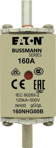 Sicherungseinsatz Niederspannung 160 A AC 500 V NH00 gL/gG IEC