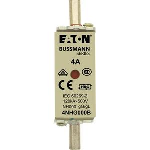 Sicherungseinsatz Niederspannung 4 A AC 500 V NH000 gL/gG IEC