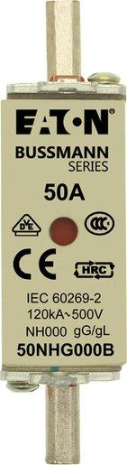 Sicherungseinsatz Niederspannung 50 A AC 500 V NH000 gL/gG IEC