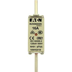 Sicherungseinsatz Niederspannung 16 A AC 500 V NH01 gL/gG IEC