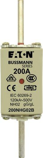 Sicherungseinsatz Niederspannung 200 A AC 500 V NH02 gL/gG IEC