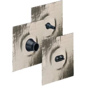 Doppel-Dichtungsmanschette Ø 15-22 mm Alu-Butyl für Rohre