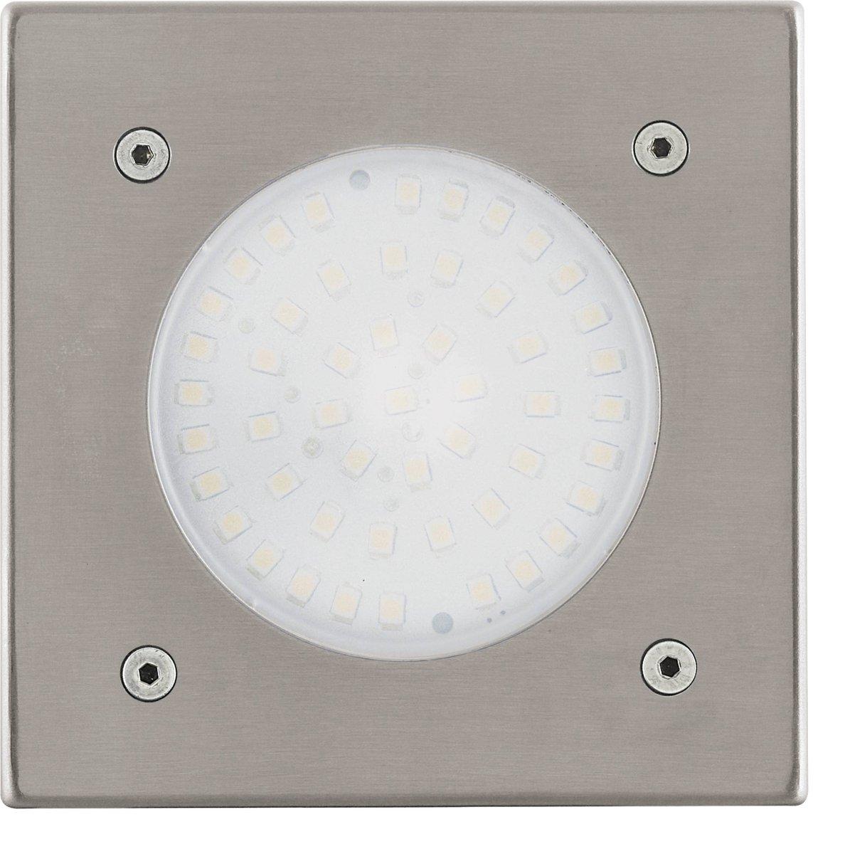 Bodeneinbauleuchte LED Edelstahl eckig 1 x 2,5 W 180 lm IP65/67 LAMEDO