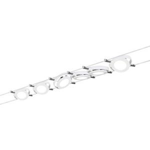 Seilsystem-SET LED RoundMac 6x4W/200lm 2700K 10m weiß