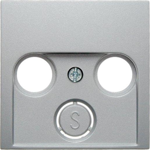 Zentralstück für Antennen-Steckdose 2- und 3Loch B.1/B.7 Glas