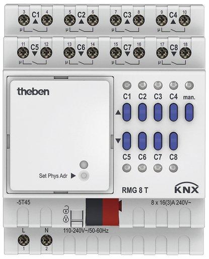 KNX 8-fach Schalt- oder 4-fach Jalousieaktor