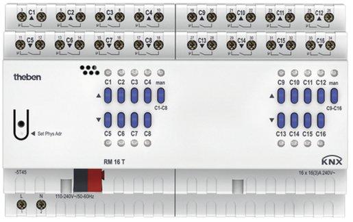 KNX 16-fach Schalt- oder 8-fach Jalousieaktor