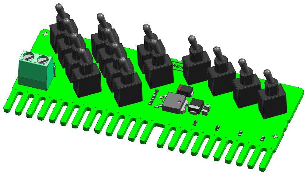 S7-1200 Simulator Modul S7-1217C - 10DI 24V / 4x1,5 V Differential