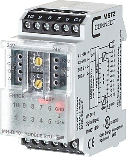 Modbus Modul RTU mit 10 digitalen Eingängen MR-DI10