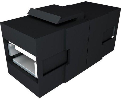 USB A/A 3.0 Keystone Modul schwarz im Polybeutel