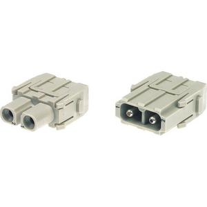 Han 40 A Axial Modul Buchse 2 Kontakte 40 A 1000 V