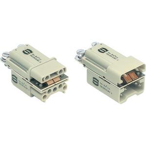 Kupplung / Wanddurchführung Buchse 6 Kontakte 10 A 50 V