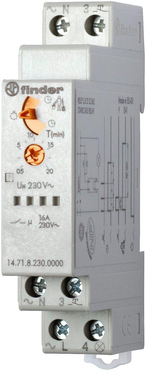Treppenhauslichtautomat 1 Schließer 16 A 230 V