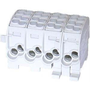 Hauptleitungsklemme BGV A2 25 mm² 4-polig grau - grau - grau - grau
