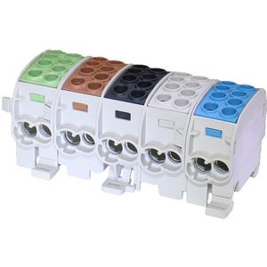 E-Term Hauptleitungsklemme ZK 35/5 5x4 Al/Cu 080250-5-3 gn-br-sw-gr-bl