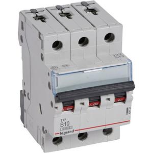 LS-Schalter TX3 B-Charakteristik 10A 3P 10kA 400VAC 3TE