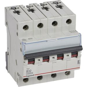 LS-Schalter TX3 B-Charakteristik 32A 4P 10kA 400VAC 4TE
