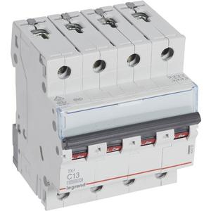 LS-Schalter TX3 C-Charakteristik 13A 4P 10kA 400VAC 4TE