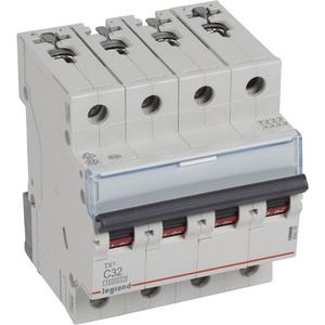 LS-Schalter TX3 C-Charakteristik 32A 4P 10kA 400VAC 4TE