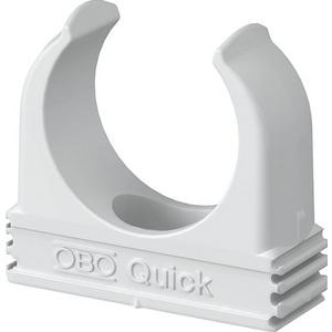 Quick-Schelle flammwidrig M20, PP, reinweiß, RAL 9010