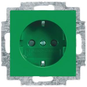 SCHUKO Steckdosen-Einsatz Safety+ grün - balance SI