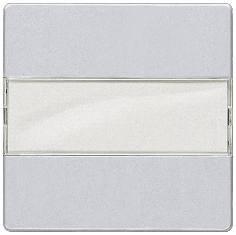DELTA i-system aluminium-metallic Wippe mit Schild 55x55mm